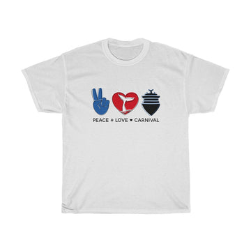 Gildan Unisex Tee - Peace Love Carnival